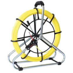 Pilot do przeciągania kabla włókno szklane fi 6mm na stojaku standard 10064 /60m/