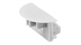 Zaślepka Minilux Maxi Wpust Szara Z Otworem