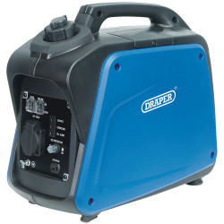 Draper 95196 Petrol Inverter Generator, 1000W - 95196