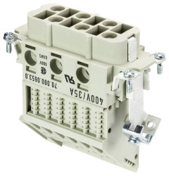 Adapter wielopolowy 70.000.0653.0 Wieland Electric Łączna ilość styków 6 10 szt.