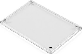 Cover, PC, (L x W x H) 120 x 80 x 6 mm, natural, for series 1591T, 1591TC