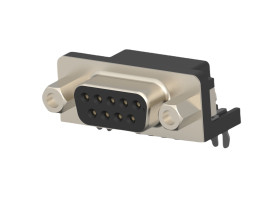 Złącze D-sub PCB 9-pinowe Gniazdo Kąt Proste Montaż na płytce raster 2.77mm