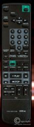 PILOT DO VCR SONY RMT-V153B