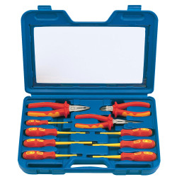 Draper Expert 71155 10 Pc Fully Insulated Pliers and Screwdriver Set