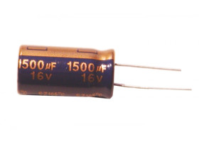 Kondensator elektrolityczny 1500uF 16V 105C low esr