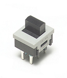Przełącznik suwakowy, DPDT, montaż PCB, 125V ac, 3 A, -30 → +85°C, NKK Switches