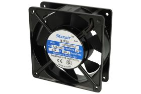 Wentylator; 12038B2XT7; 120x120x38mm; kulkowe; 230V; AC; 22W; 169,5m3/h; 42dB; 140mA; 2600RPM; konektory 2,8x0,3mm; Maxair (Ya-C