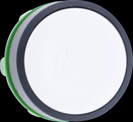 ZB5AA1 Pushbutton, front panel, Harmony XB5, 22 mm, white, momentary
