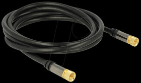 88919 Connection cable, F-plug &lt;-&gt; F-plug, 2.0 m