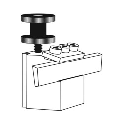 Proxxon 24417 Parting Tool Holder & Tool for PD 400 Quick-change Tool Post