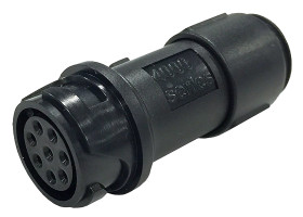 Złącze wielostykowe przemysłowe 8-pinowe Miniaturowe Montaż na kablu Gniazdo Bulgin