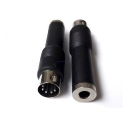 DIN przejście DIN 545 wtyk / 6,3 gniazdo VITALCO