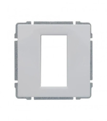 KOS66 Uchwyt do instalacji modułów 45x22,5 z redukcją ramki biały 660455