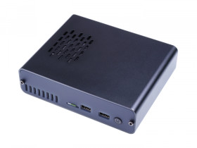 DeskPi Pro Case for Raspberry Pi 4 - 2.5 inch HDD/SSD Support, 2 x Full Size HDMI, Ice Tower Cooler