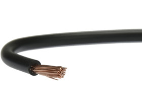 Przewód instalacyjny H07V-K / LgY 25 750V czarny linka giętka Elektrokabel /100m/