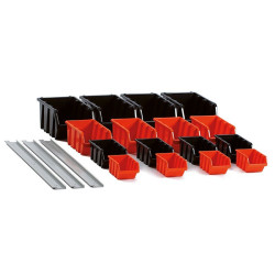 Skrzynka SETTRUCK NPST16 organizer narzędziowy czerwony