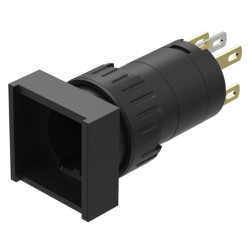 Element wykonawczy przycisku, Siłownik, do uzytku z: Urządzenia przełączające, Czarny, Utrzymane