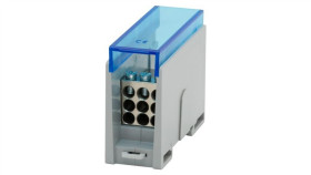 Blok Rozdzielczy Vbr 250A-9 (1X35 / 9X16) Al/Cu - Niebieski