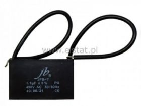 1.5uF 450V kond. rozruchowy - JFS-7 kostka przew