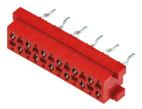 Gniazdo PCB 12 -pinowe 2 -rzędowe raster: 2.54mm Proste Przewlekany