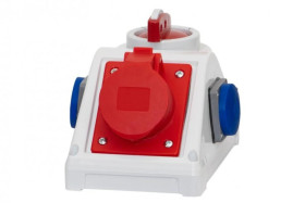 Rozdzielnica KOMBI - gniazda 16A 5p, 2x230V, L/P(16A)