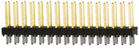 Złącze szpilkowe 32-pinowe TSW raster: 2.54 mm Prosty 2-rzędowe Samtec Otwór przelotowy 550 V Bez osłony