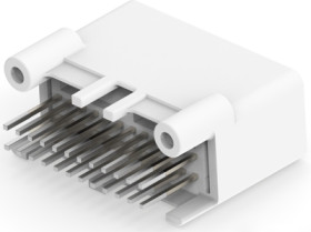 Plug, 24 pole, straight, 2 rows, natural, 1376111-7