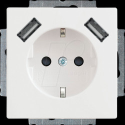 20 EUCB2USB-84 Schutzkontakt USB-Steckdose, Safety