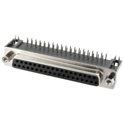 Connfly DS1037-01-37FNAKT74 D-SUB Receptacle 37 Pins Solder Tray