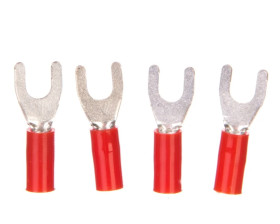 Końcówka aparatowa widełkowa izolowana KNV 4-1 /100szt./