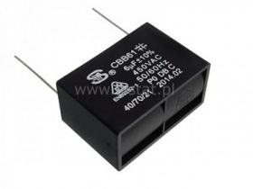 6,0uF 450V kond. rozruchowy ( kostka, PIN)