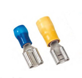 Konektor płaski Żeński 7.7 x 7.7mm Izolacja: Izolowane Cyna