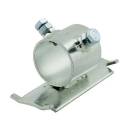 Uchwyt wysięgnika na słup EPV (okrągły) 2xM10, średnica wysięgnika 48mm, mocowanie wysięgników lampowych do słupów EPV