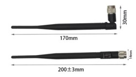 Antenne BNC Male UHF 400 MHz-900 MHz