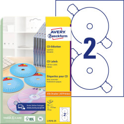 Avery-Zweckform L7676-25 Avery Labels 50 Pack