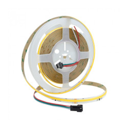 Taśma LED COB BIAŁA CCT IC Digital CYFROWA 24V, Rolka 5m, 18W/m IP20 WS2811 NEUTRALNA...