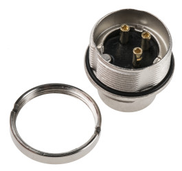 Wtyk Din 3 -pinowe Męski Montaż ścienny 250 V AC