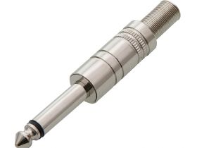 Wtyk jack 6.3 mono metal