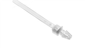 Opaska Kablowa Wciskana Z Kołkiem 200X4,5Mm Fi 6,3Mm Biała Bmwpb52205me...