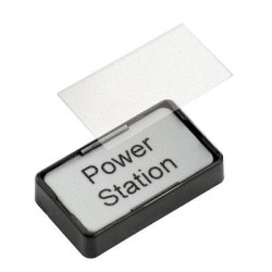 Uchwyt na etykietę Weidmüller STR CC 30/60 1934450000, montaż: przyklejanie, 10 szt.