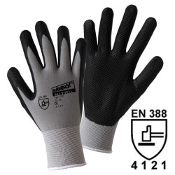 Worky 1167 Nitril Grid Fine Knitted Glove - Size 11