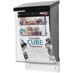 Deflecto 790711 Brochure holder 1 pc 175x285x74 mm Mounts Holders