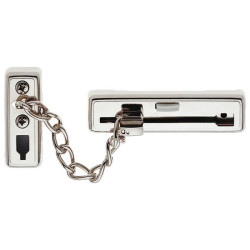 Burg Wächter 5481 Door Chain Nickel-Coated 13cm Chain Control Lock