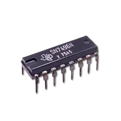 Układ scalony SN7496N DIP16 Texas Instruments – 5-bitowy rejestr przesuwający.