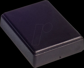 Industrial housing, 65 x 50 x 18 mm, IP54, black