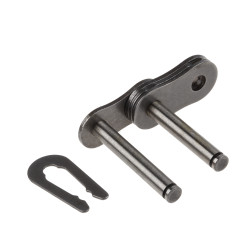 Ogniwo łańcucha rolkowego, typ: 10B-2, połączenie: ‎Łącze łączące, Stal