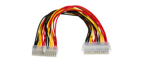 Adapter Z Kablem Akyga Ak-Ca-09 Przedłużacz P1 20+4 Pin (F) / P1 20+4 Pin (M)...