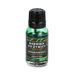 Barwnik alkoholowy do żywicy epoksydowej Royal Resin - transparentny w płynie - 15ml - szmaragdowy