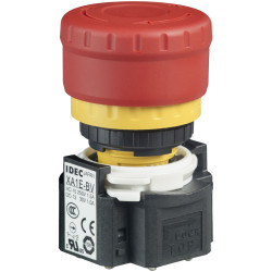IDEC XA1E-BV303R XA Emergency Stop Switch Non-Illuminated 16mm PullTurn 3NC