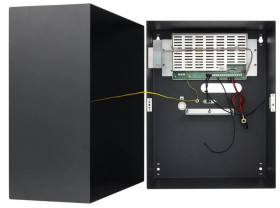 Zasilacz buforowy impulsowy w obudowie metalowej 314x408x190mm, z sygnalizacją LED, Grade 3 HPSG3 13,8V/5A/40Ah